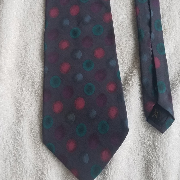 Alexander Julian "Colours" All Silk Necktie / Suit Tie - Picture 2 of 11